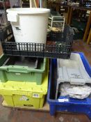 *Quantity of Plastic Storage Boxes and Crates