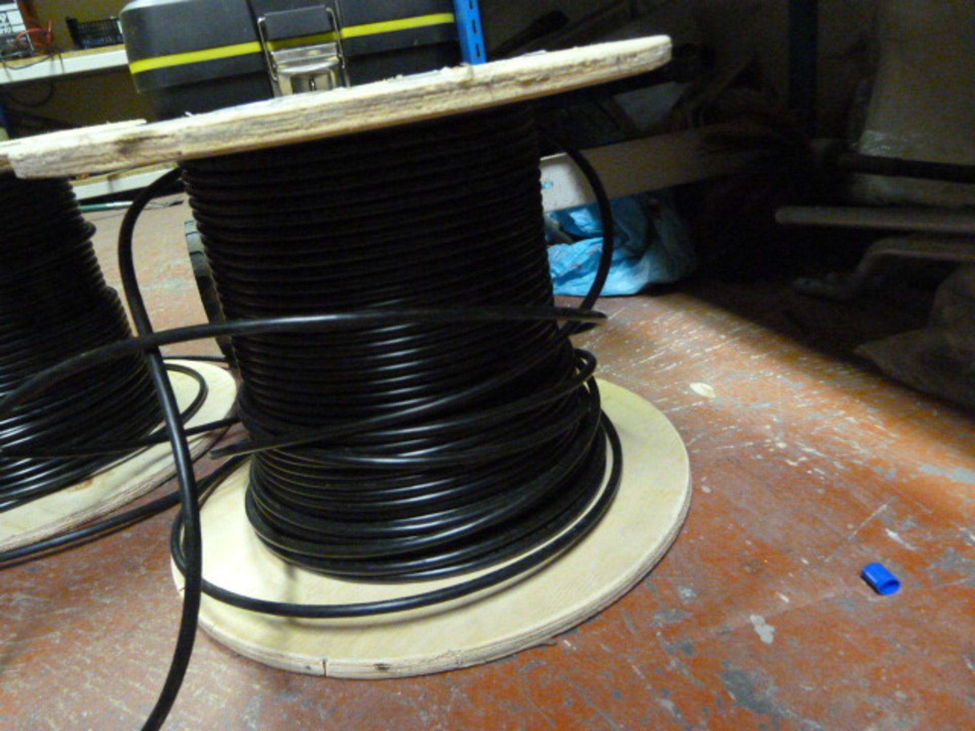 *Spool of Black C5ED Cable