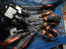 *Box of Slotted 8x200 Screwdrivers