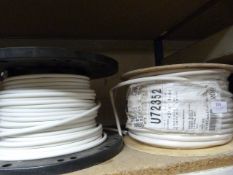 *Two Spools of White Cable