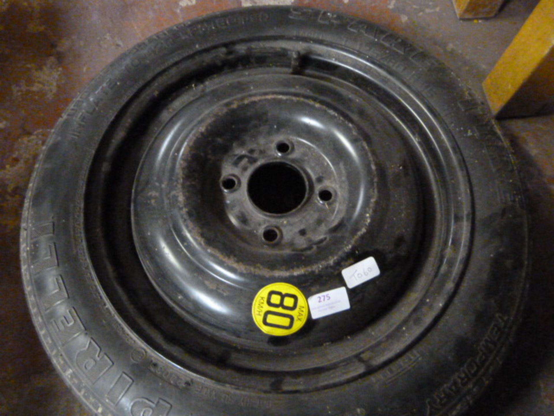 Pirelli T135/80R15 Spare Tyre