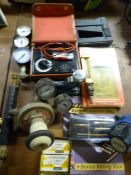 Box Containing Screw Extractor Set, Staplers, Weld