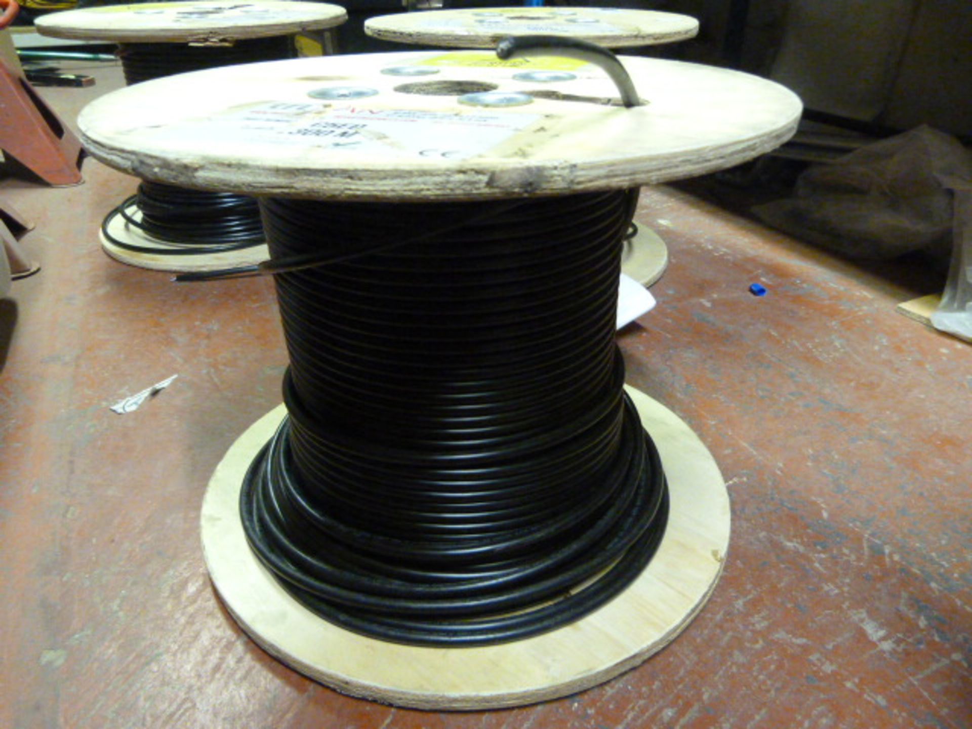 *Spool of Black C5ED Cable