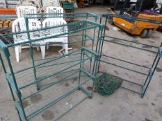 *Three Plastic Garden Shelves and a Quantity of Wi