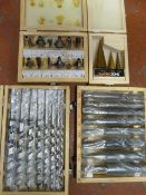 Four Boxes of Drill and Router Bits