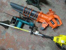 Bosch Chainsaw, Sovereign Leaf Blower and a Mccull