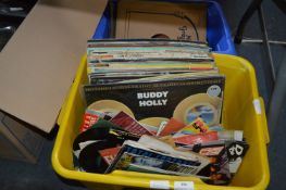 Collection of LP Records and 45rpm Records