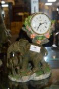 Juliana Collection Elephant Clock