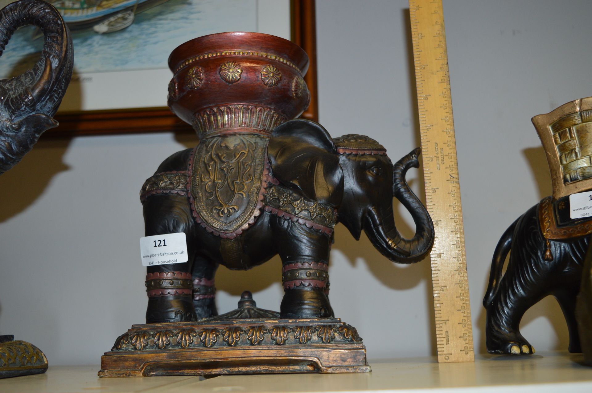 Small Decorative Elephant Plant Stand