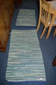 Pair of Hand Woven Floor Rugs (Approx 4ft x 2'6")