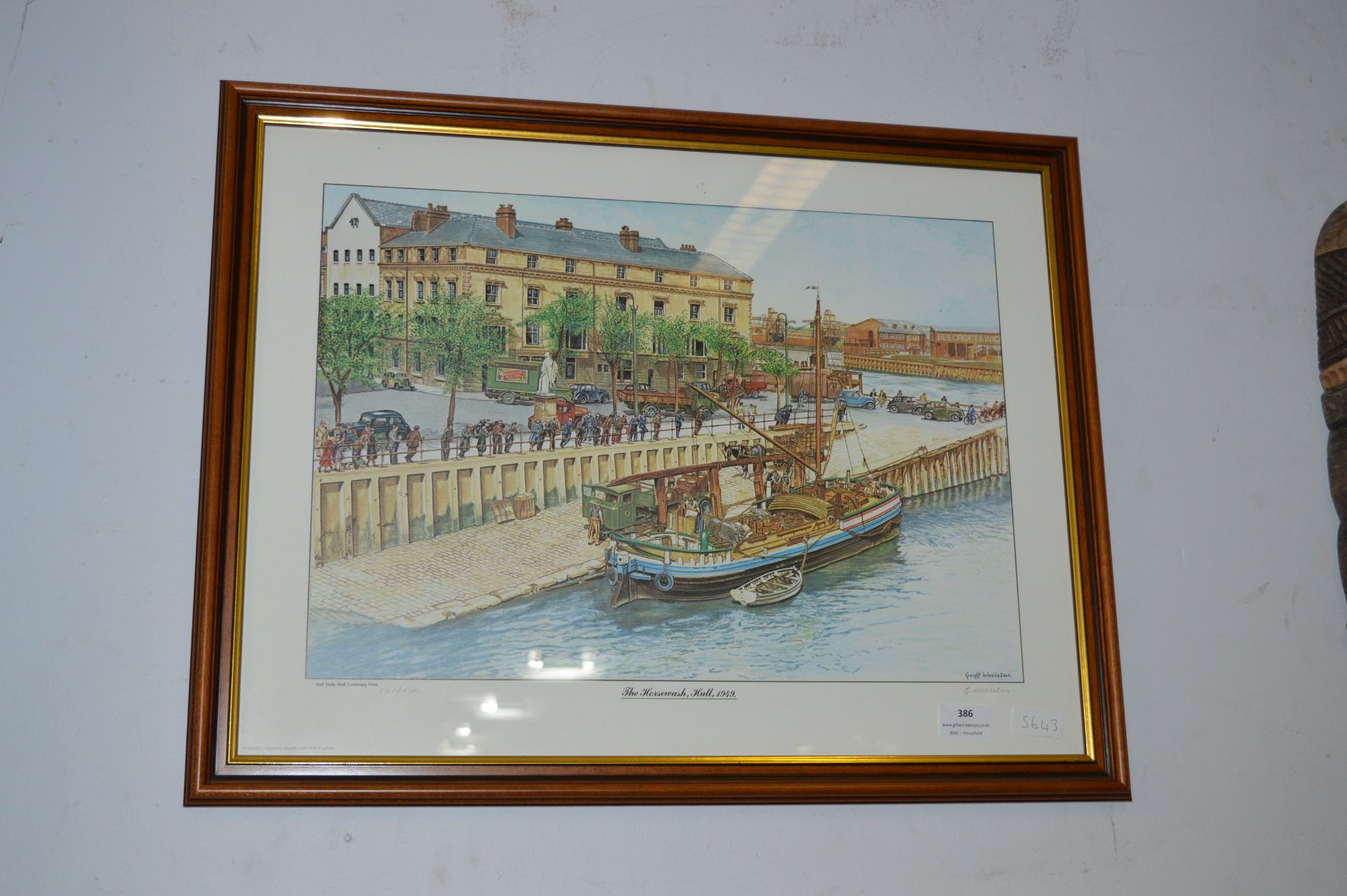 Framed Print - Horse Wash, Hull 1949