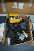 Box Containing Assorted Photography Equipment etc.