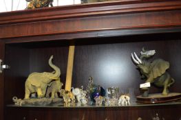 Collection of Fourteen Assorted Elephants Figurine