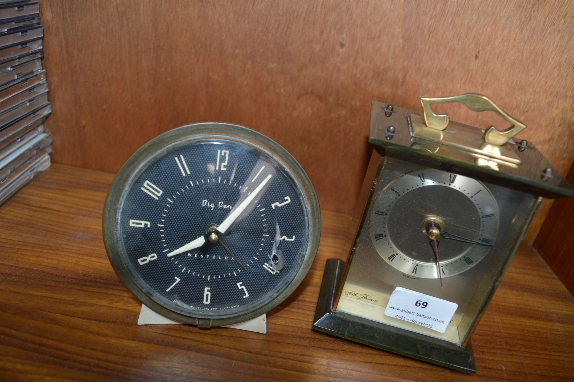 Pair of Mantel Clocks (AF)