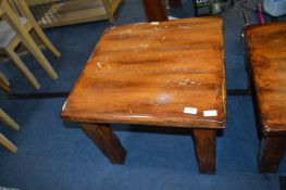 Rustic Square Coffee Table