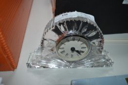 Cut Crystal Mantel Clock