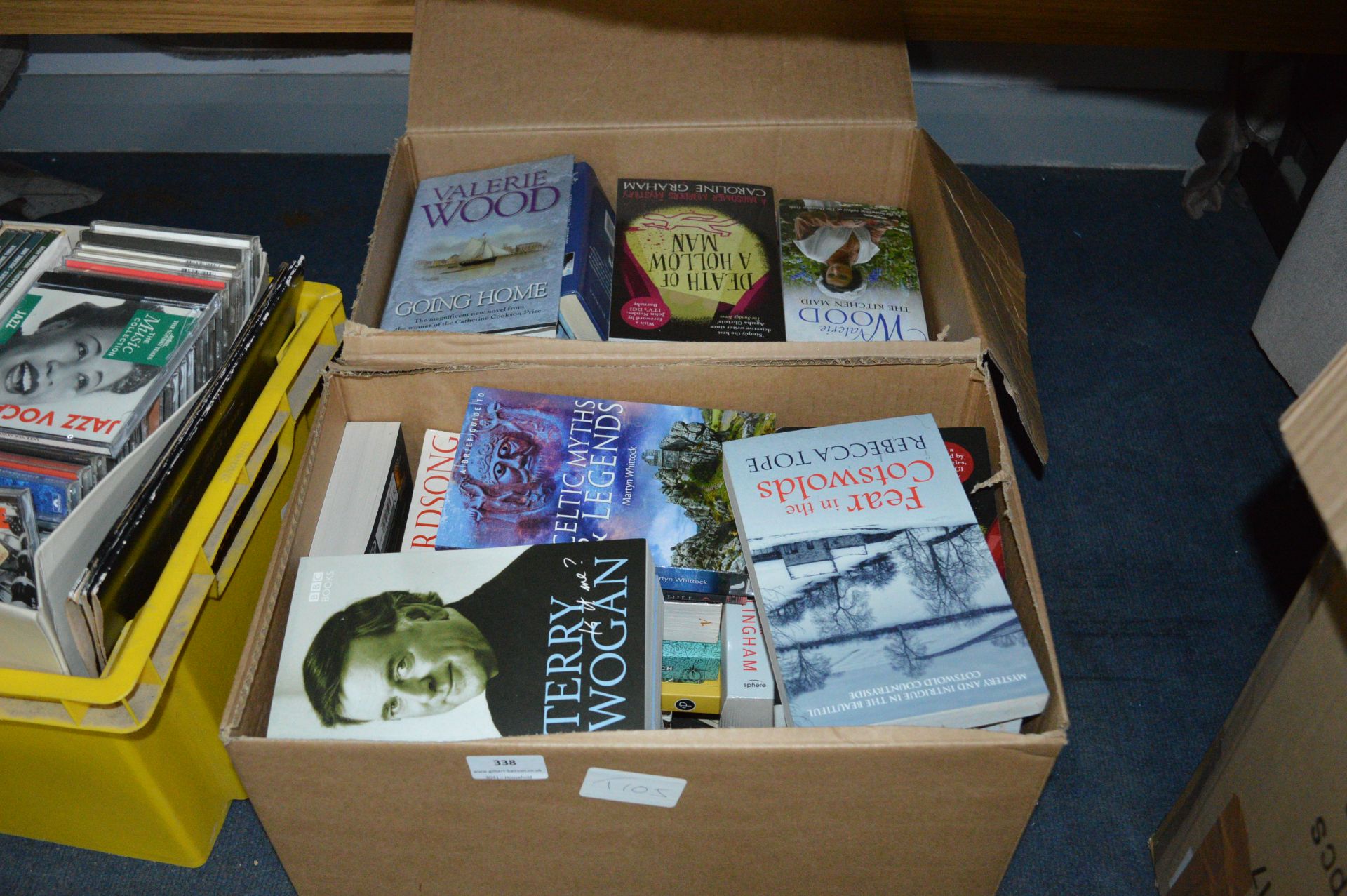 Two Boxes of Paperback Books