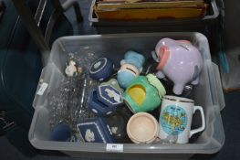 Collection of Assorted Glassware and Pottery Items