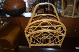 Small Bamboo Magazine Rack