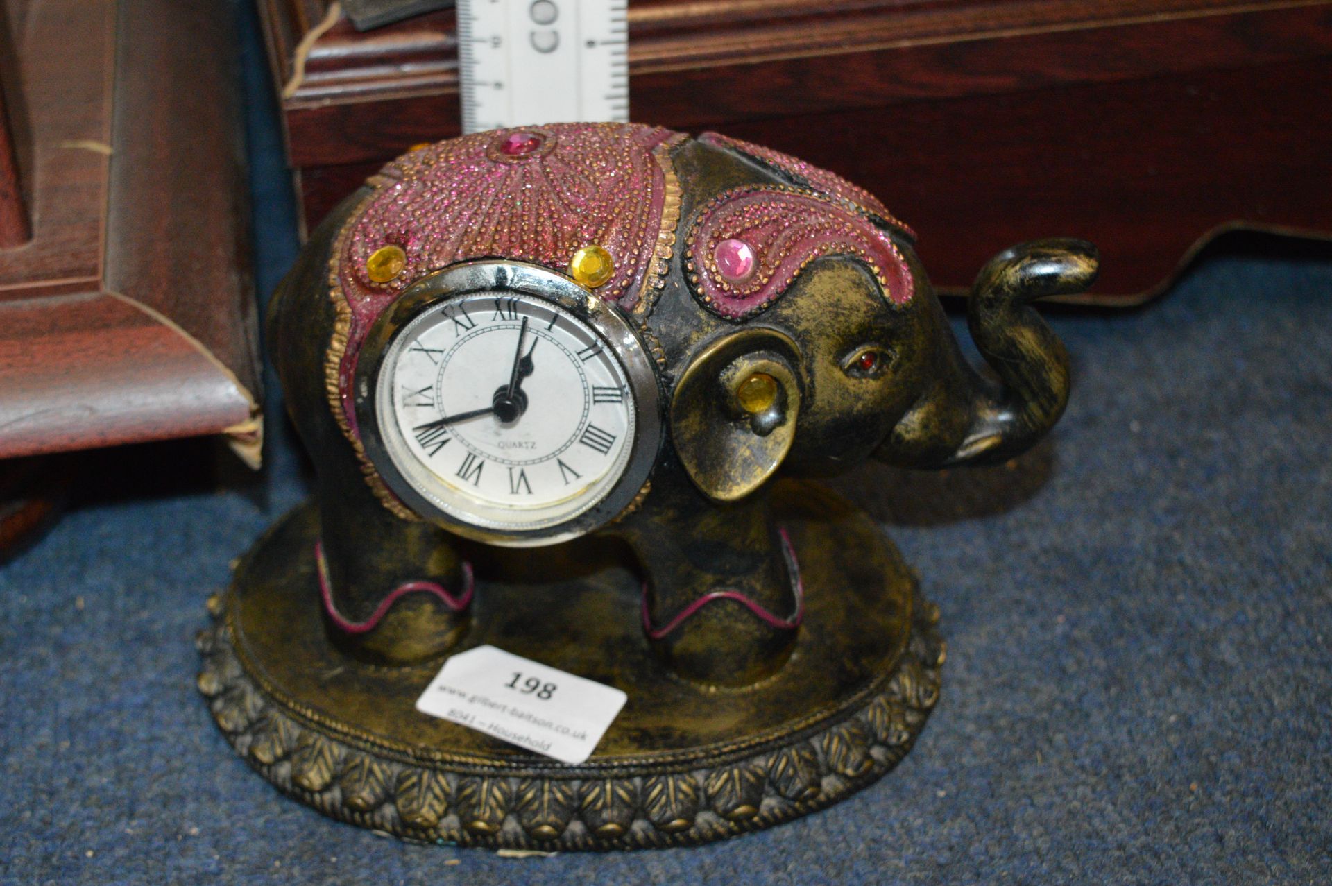 Indian Elephant Clock