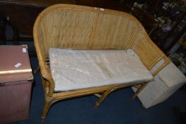 Bamboo Style Conservatory Style Settee