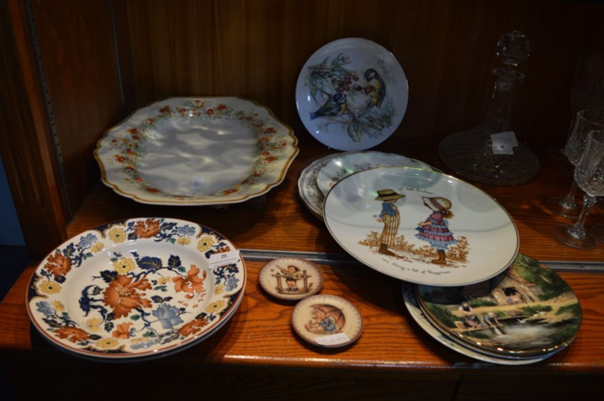 Collection of Decorative Wall Plates Including Two