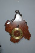 Burr Walnut Wall Clock