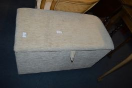 Fabric Covered Ottoman
