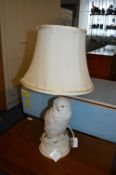 Table Lamp in the Form of a Snowy Owl