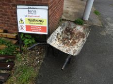 *Three Health & Safety Signs and a Builders Barrow