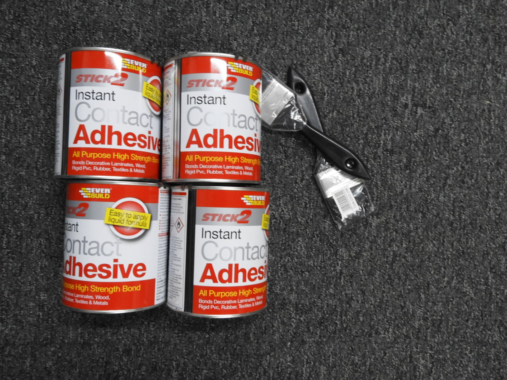 *3x 750ml of Contact Everbuild Contact Adhesive an