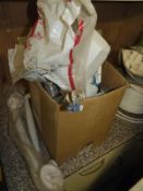 *Box of Assorted Plumbing Fittings and Hand Rails