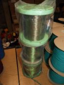 Three Rolls of Iridescent Thread