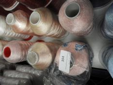 Six Rolls of Pink Thread