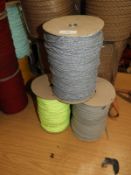 Three Rolls of Assorted Hoodie Drawstring Cord