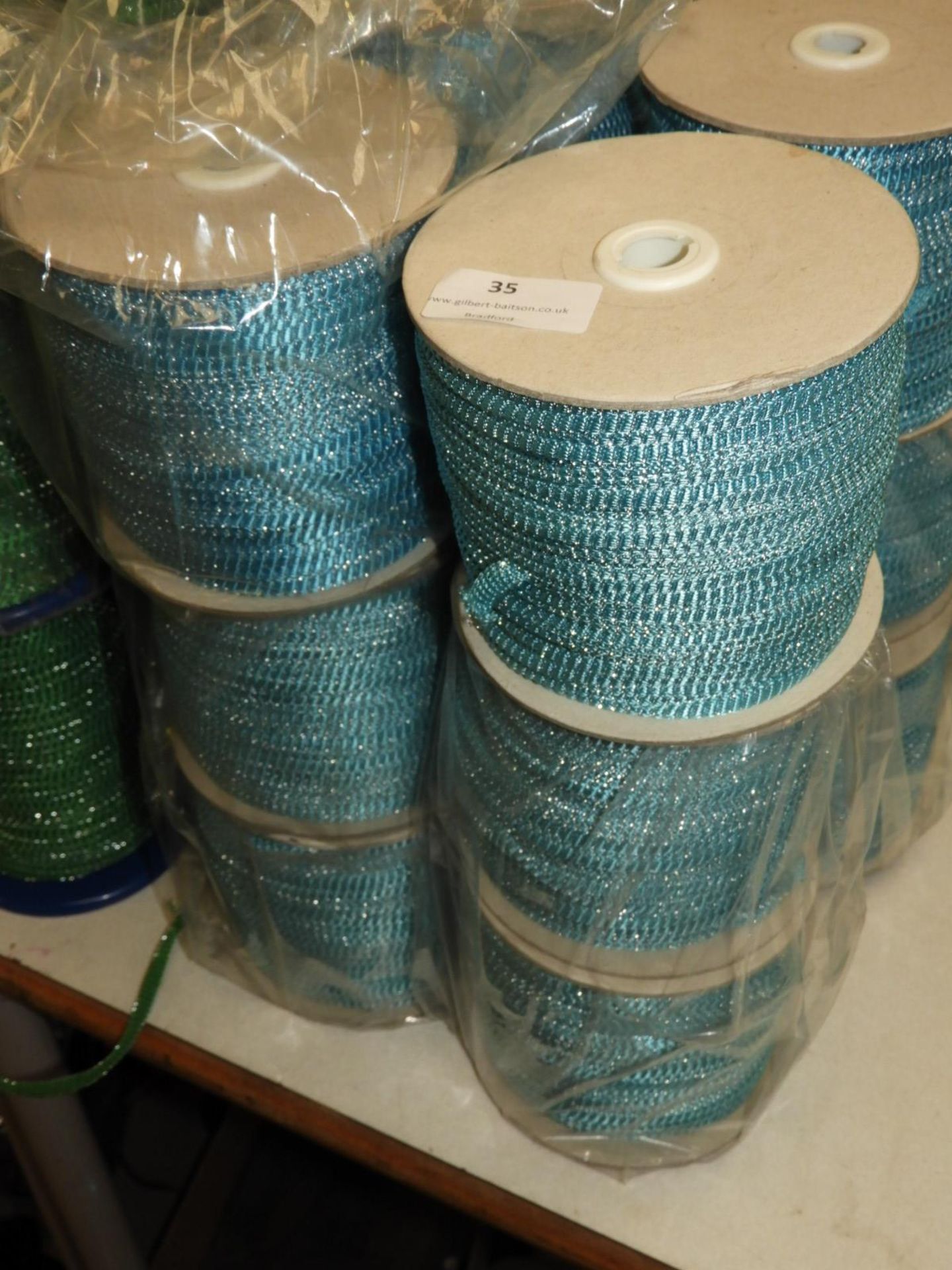 Six Rolls of Blue & Silver Braid