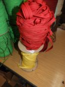Roll of Yellow and a Roll of Red Piping