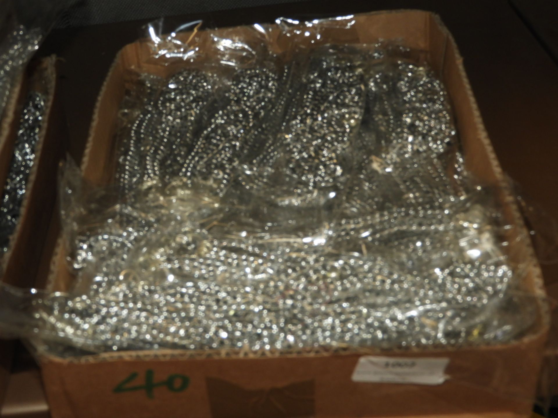 Box Containing 20 Lengths of Chrome Chain