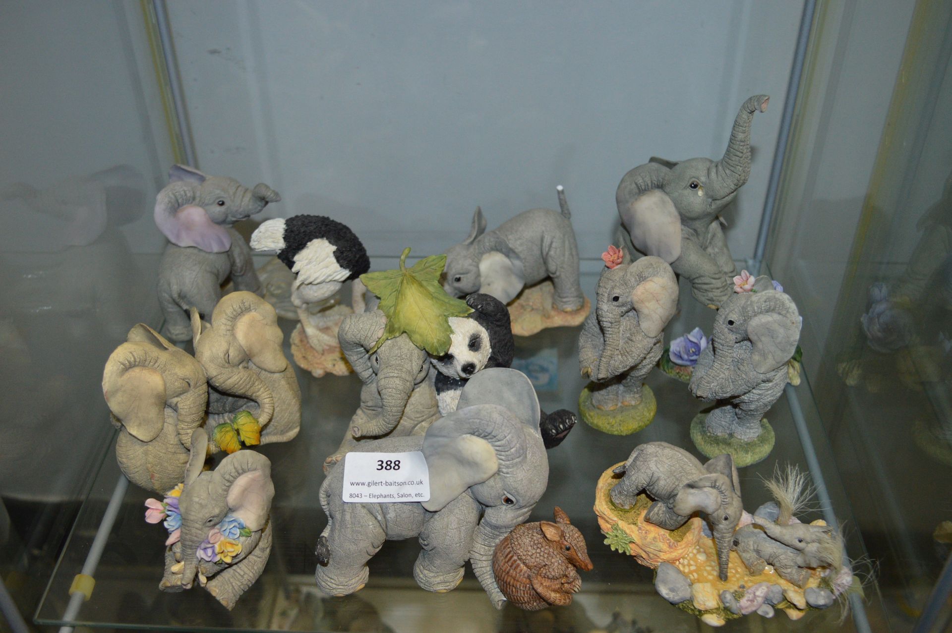 Ten Assorted Elephants Playing with Other Animals