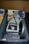 Box Containing Assorted Electrical Items; Radios,