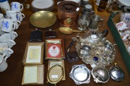 Large Collection of Plated Ware, Brass, Copper and