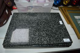 Four Granite Chopping Boards 40x30cm