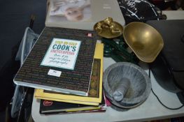 Assorted Kitchen Ware, Cookery Books, Kitchen Scal