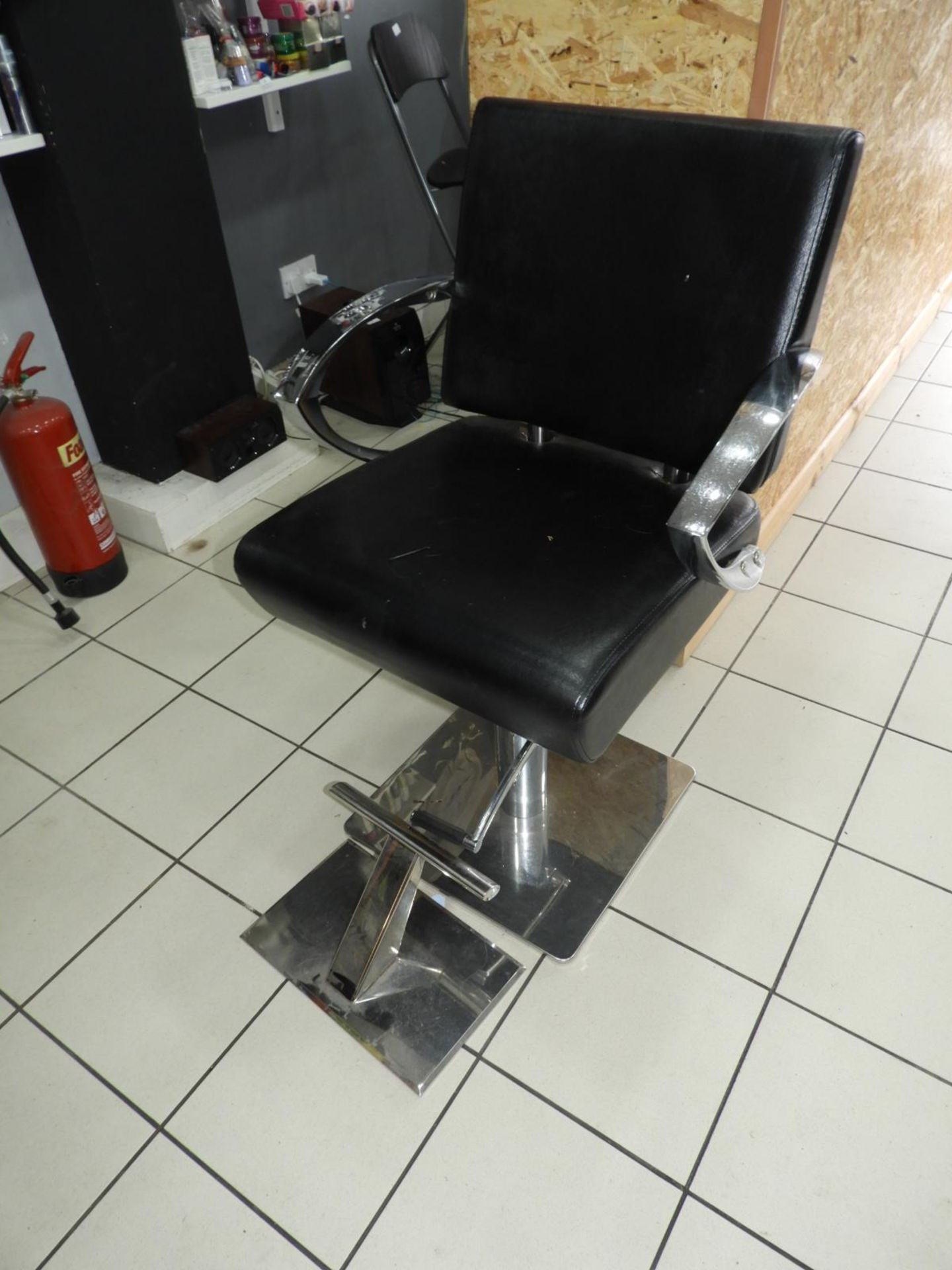 Gas Lift Stylists Chair with Foot Rest