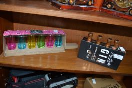 Gin Mixer Selection and Tequila Shot Glasses