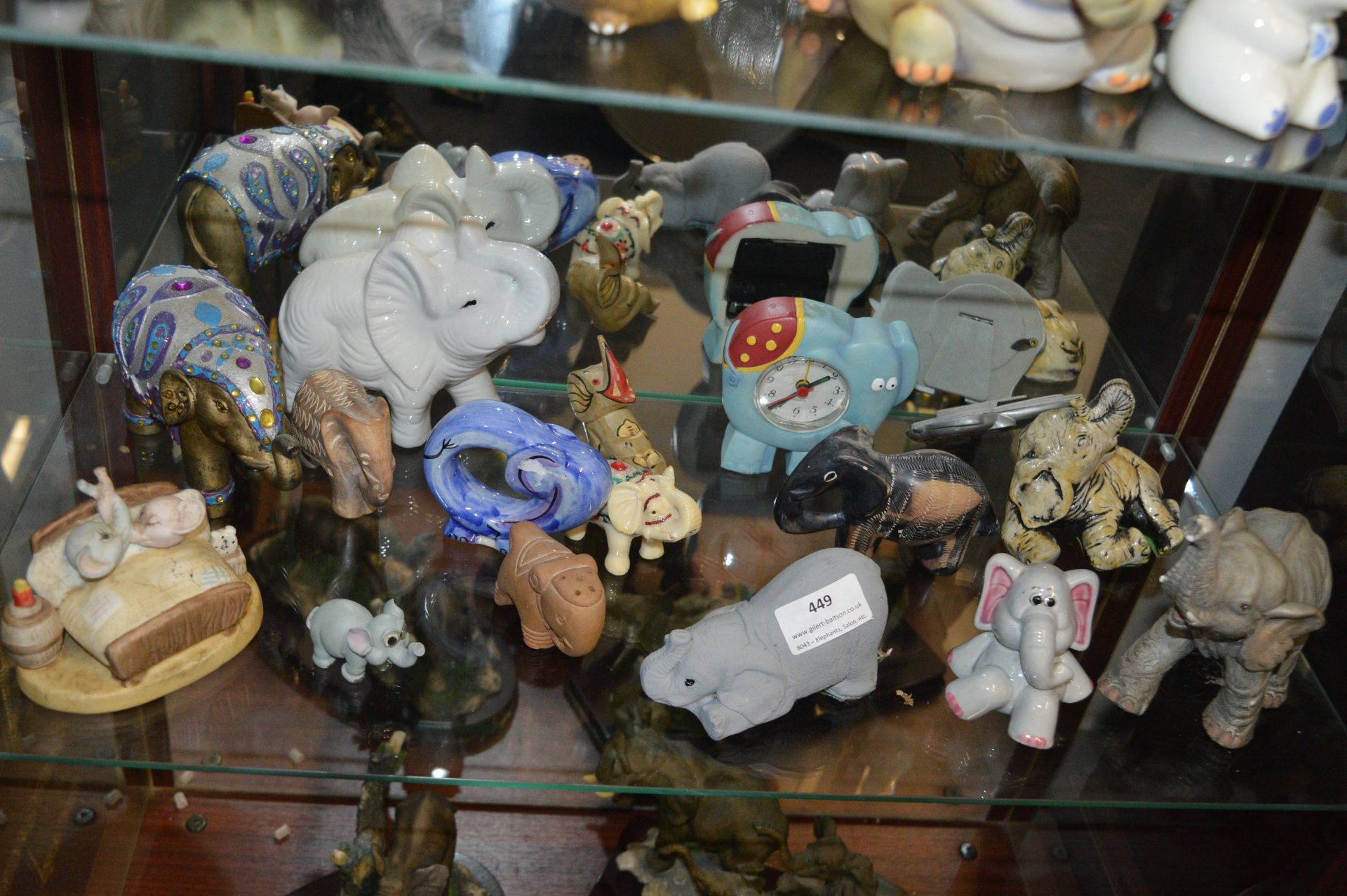 Fifteen Assorted Elephants