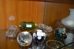 Six Assorted Paperweights