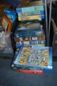 Large Collection of Boxed Jigsaw Puzzles