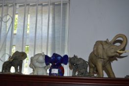 Five Assorted Elephants