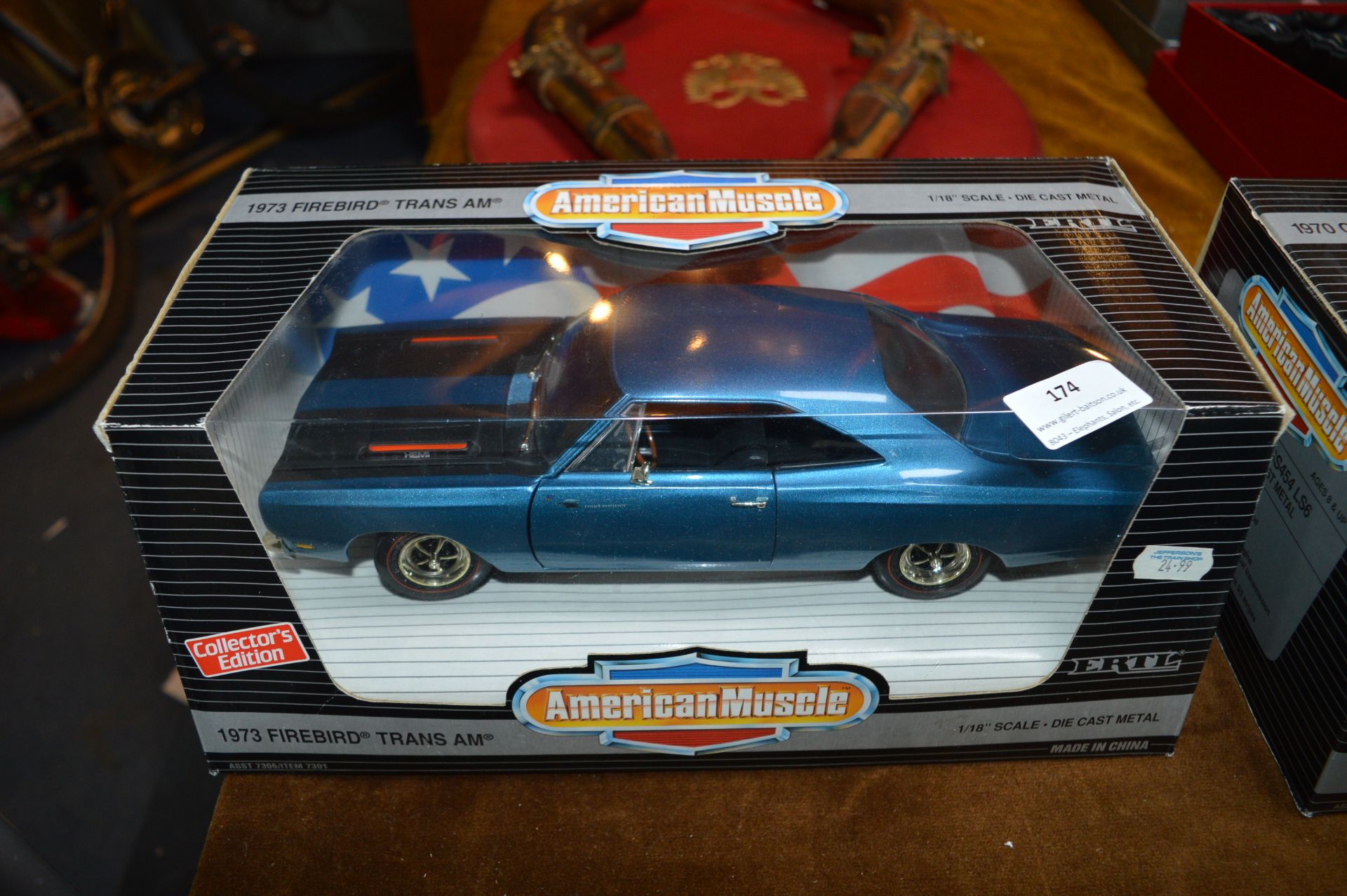 Ertl American Muscle Model 1973 Firebird Trans Am